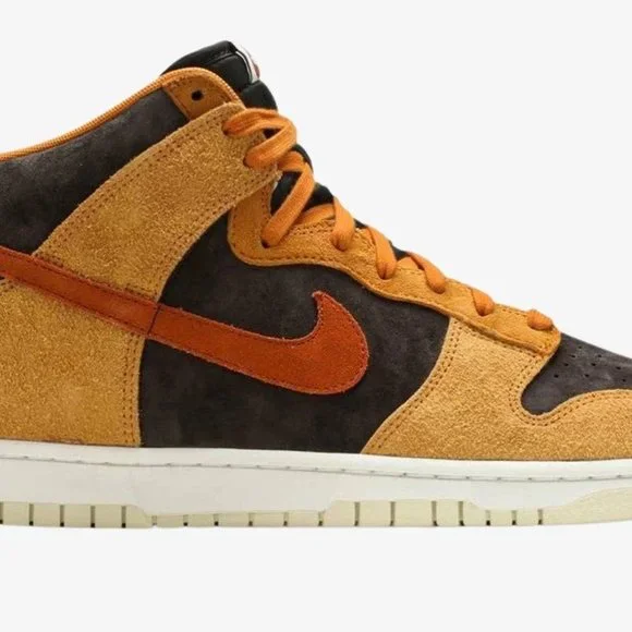 Nike Dunk High PRM Dark Russet Mens Sneakers Sz: 6.5 - Picture 5 of 8